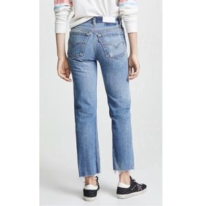 Re/Done x Levi’s Vintage High Rise Stove Pipe Jean